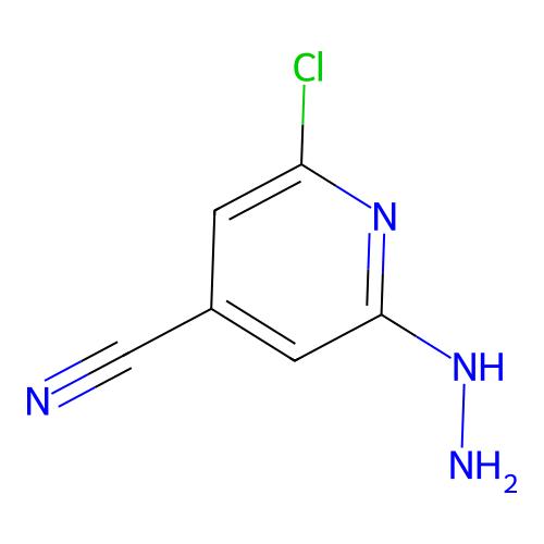 2-Chloro-6-hydrazinylpyridine-4-carbonitrile，107445-56-7，≥95%，阿拉丁产品图