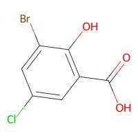 3-Bromo-5-chloro-2-hydroxybenzoic acid,4068-58-0,≥97%,阿拉丁
