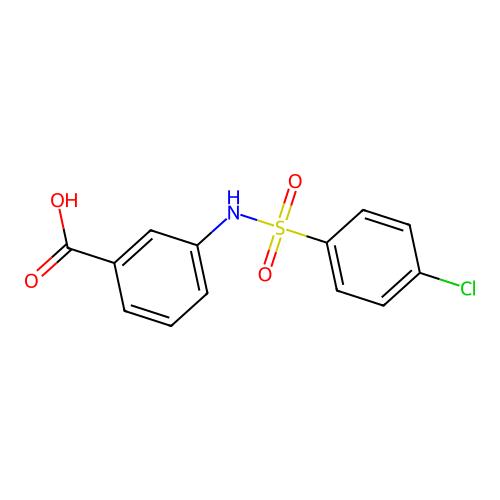 3-(4-Chlorobenzenesulfonamido)benzoic acid,313658-68-3,阿拉丁产品图