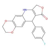 10-(4-fluorophenyl)-2,3,7,10-tetrahydro[1,4]dioxino[2,3-g]furo[3,4-b]quinolin-9(6H)-one，861208-10-8，阿拉丁