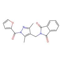 2-{[1-(2-furoyl)-3,5-dimethyl-1H-pyrazol-4-yl]methyl}-1H-isoindole-1,3(2H)-dione，890604-13-4，阿拉丁