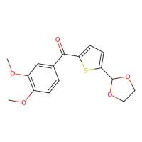 2-(3,4-Dimethoxybenzoyl)-5-(1,3-dioxolan-2-YL)thiophene,898779-10-7,阿拉丁
