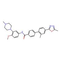 2'-Methyl-4'-(5-methyl-[1,3,4]oxadiazol-2-yl)-biphenyl-4-carboxylic acid [4-methoxy-3-(4-methyl-piperazin-1-yl)-phenyl]-amide，148672-15-5，≥98%，阿拉丁