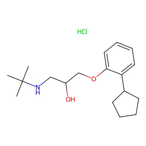 1-tert-Butylamino-3-(o-cyclopentylphenoxy)propan-2-ol hydrochloride,28163-36-2,阿拉丁产品图