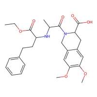 2-[2-[(1-ethoxy-1-oxo-4-phenylbutan-2-yl)amino]propanoyl]-6,7-dimethoxy-3,4-dihydro-1H-isoquinoline-3-carboxylic acid，阿拉丁