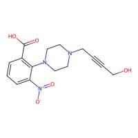 2-[4-(4-Hydroxybut-2-yn-1-yl)piperazin-1-yl]-3-nitrobenzoic acid，374063-97-5，阿拉丁