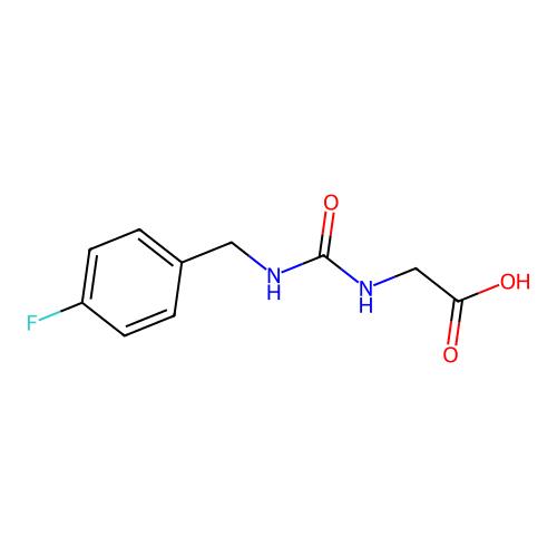 2-({[(4-Fluorophenyl)methyl]carbamoyl}amino)acetic acid，923215-04-7，≥95%，阿拉丁产品图