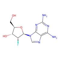 (2R,3R,4S,5R)-5-(2,6-diaminopurin-9-yl)-4-fluoro-2-(hydroxymethyl)oxolan-3-ol，103884-97-5，≥95%，阿拉丁