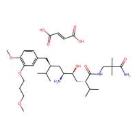 (2S,4S,5S,7S)-5-amino-N-(2-carbamoyl-2,2-dimethylethyl)-4-hydroxy-7-{[4-methoxy-3-(3-methoxypropoxy)phenyl]methyl}-8-methyl-2-(propan-2-yl)nonanamide; but-2-enedioic acid，1196835-68-3，≥95%，阿拉丁