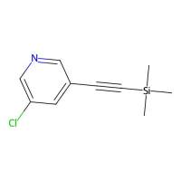 3-Chloro-5-[2-(trimethylsilyl)ethynyl]pyridine，329202-21-3，≥95%，阿拉丁