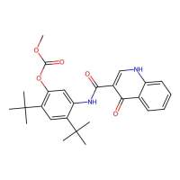 2,4-Di-tert-butyl-5-(4-oxo-1,4-dihydroquinoline-3-carboxamido)phenyl methyl carbonate，1246213-45-5，≥95%，阿拉丁