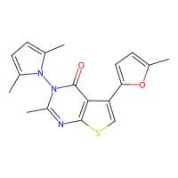 3-(2,5-Dimethylpyrrol-1-yl)-2-methyl-5-(5-methylfuran-2-yl)thieno[2,3-d]pyrimidin-4-one，379246-49-8，阿拉丁