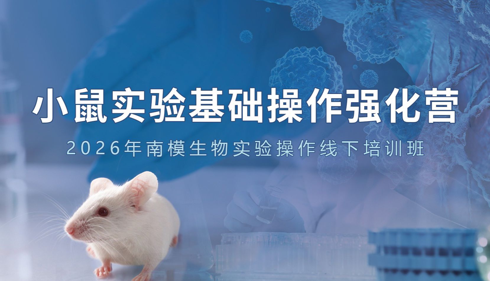 少量名额，欲报从速！小鼠实验基础操作强化营（第二轮通知）