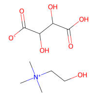 DL-酒石酸氢胆碱，87-67-2，≥98%, contains silicon dioxide as stabilizer，阿拉丁