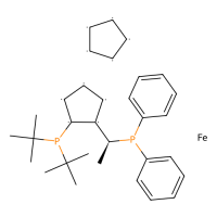 （R）-1-[（SP）-2-（二叔丁基膦基）二茂铁基]乙基二苯基膦，223120-71-6，95%，阿拉丁