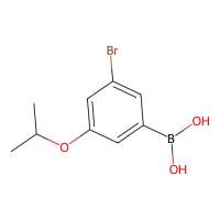 3-溴-5-异丙氧基苯基硼酸(含数量不等的酸酐),871125-81-4,≥97%,阿拉丁