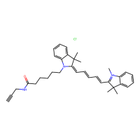 Cy5 炔烃，1223357-57-0，≥95%，阿拉丁