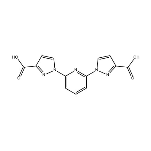 1,1'-(吡啶-2,6-二基)双(1H-吡唑-3-羧酸),149558-69-0,≥97%,阿拉丁产品图