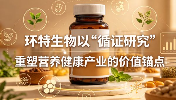 环特生物以“循证研究”重塑营养健康产业的价值锚点