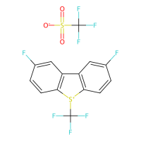 2,8-二氟-5-(三氟甲基)-5H-二苯并[b,d]噻吩-5-鎓三氟甲磺酸盐，1961266-44-3，98%，阿拉丁
