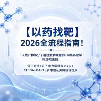 【以药找靶】2026全流程指南!天然产物小分子通过生物素垂钓+网络药理学筛选靶蛋白;分子对接+分子动力学模拟+SPR+CETSA+DARTS多维验证关键结合位点
