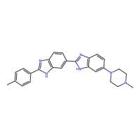 Hoechst 33258类似物3 ,23554-98-5,BioReagent,生物染色剂,适用于荧光分析,用于显微镜,≥98%,阿拉丁