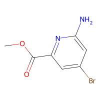 甲基6-氨基-4-溴-吡啶-2-甲酸酯，885326-88-5，≥97%，阿拉丁