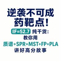 逆袭不可成药靶点！IF=52.7纯干货：教你用质谱+SPR+MST+FP+PLA讲好高分故事