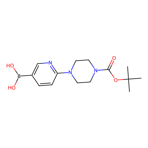 2-(4-N-Boc-哌嗪基)吡啶-5-硼酸,919347-67-4,≥96%,阿拉丁产品图