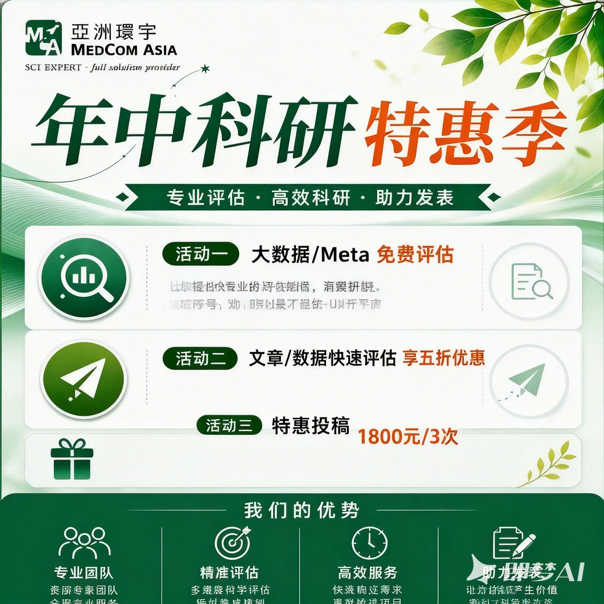 年中科研优惠季
