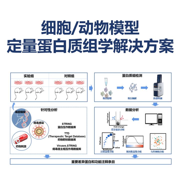细胞/动物模型定量蛋白质组学解决方案