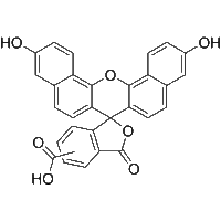 5(6)-羧基萘基荧光素 ,128724-35-6,BioReagent,生物染色剂,适用于荧光分析,用于显微镜,≥95%,阿拉丁