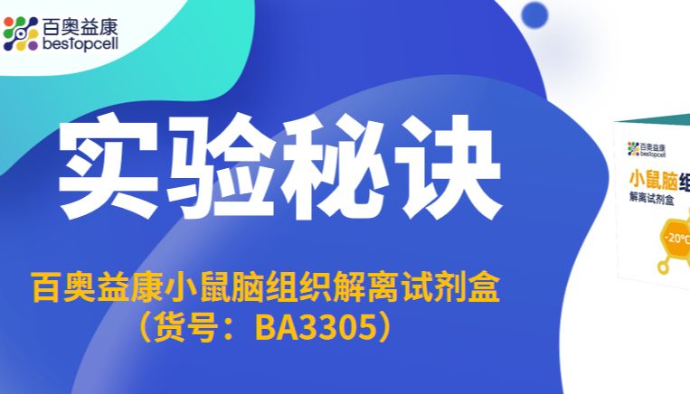 实验秘诀 | 百奥益康小鼠脑组织解离试剂盒——破局脑组织解离瓶颈，助力单细胞测序高质量产出