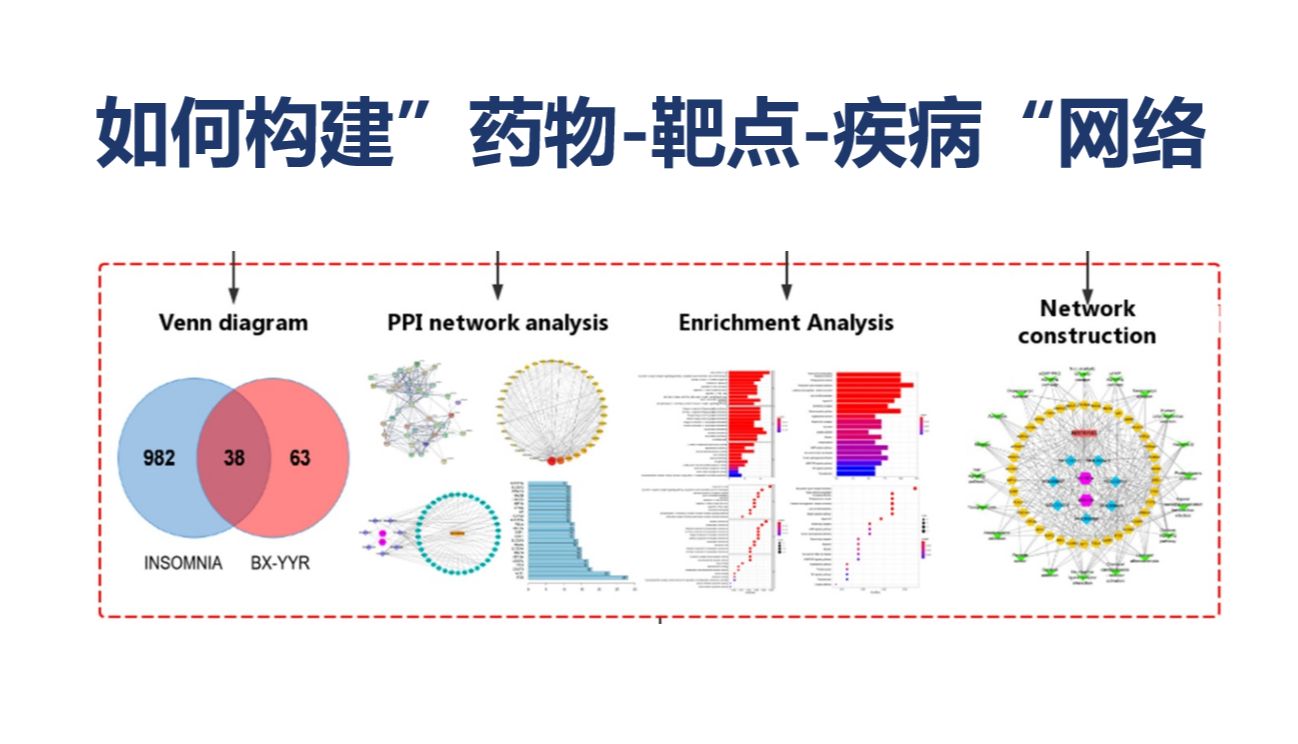 中药靶点筛选 | 如何构建”药物-靶点-疾病“网络