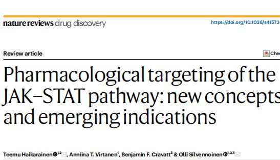 Nat Rev Drug Discov深度综述｜JAK-STAT通路靶向治疗：精准调控革新研发策略，全景解析药物适应症新方向