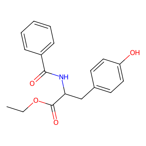 N-苯甲酰-L-酪氨酸乙酯(BTEE),3483-82-7,≥98%,阿拉丁产品图