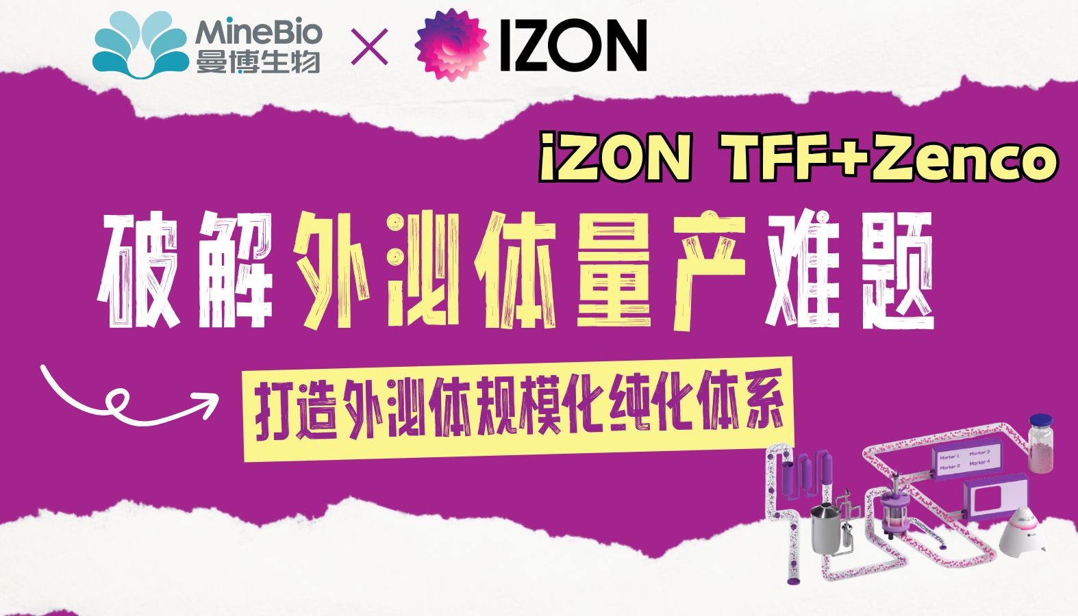 破解外泌体量产难题：iZON TFF+Zenco打造外泌体规模化纯化体系