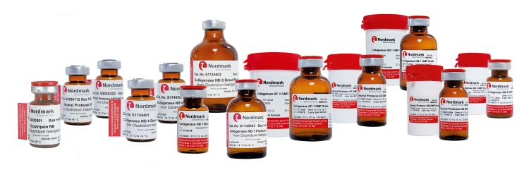 Nordmark超過25年的高質(zhì)量GMP等級膠原酶專業(yè)供應(yīng)，按照制藥級標(biāo)準(zhǔn)進(jìn)行生產(chǎn)和純化