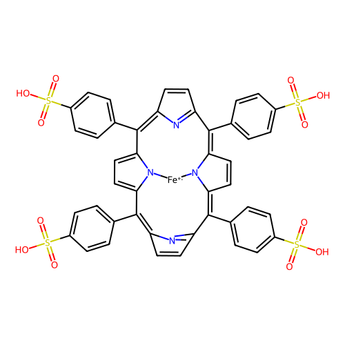 FeTPPS,过氧亚硝酸盐分解催化剂和清除剂,90384-82-0,≥95%,阿拉丁产品图