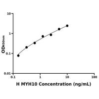 人肌球蛋白重链10(MYH10)ELISA试剂盒