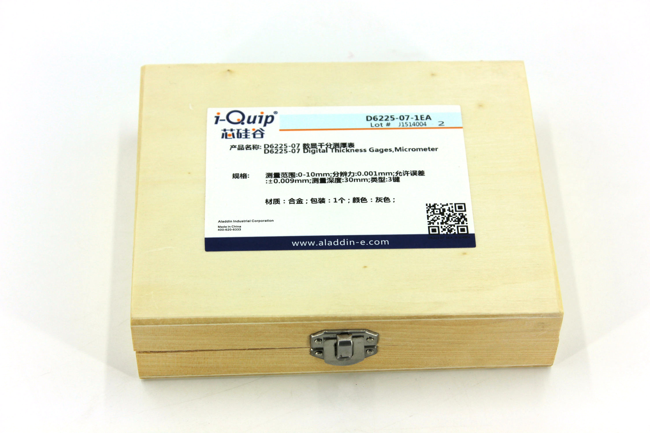 数显测厚表，i-Quip™, 材质:合金;颜色:灰色;测量范围:0-10mm