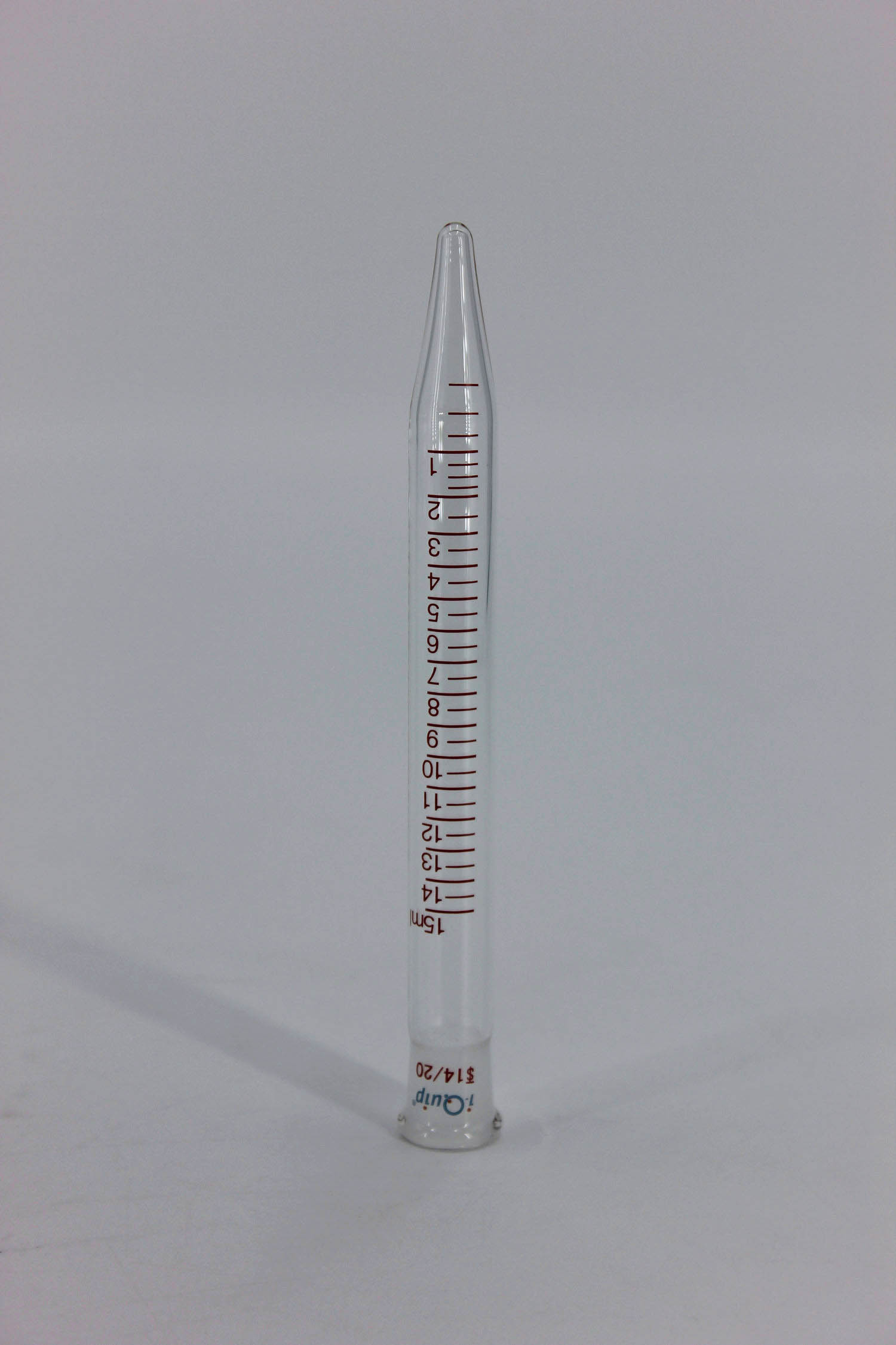 带刻度蒸馏接收管,i-Quip™, 材质:高硼硅玻璃;颜色:透明产品图
