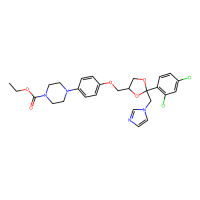 康唑,67914-69-6,10mM in DMSO,阿拉丁
