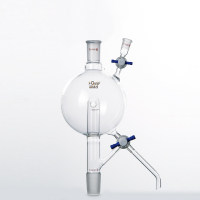 溶剂蒸馏头,i-Quip™, 材质:高硼硅玻璃;颜色:透明;双斜孔孔径:2mm