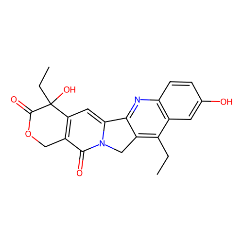 7-乙基-10羟基喜树碱,86639-52-3,Moligand™, 10mM in DMSO,阿拉丁产品图