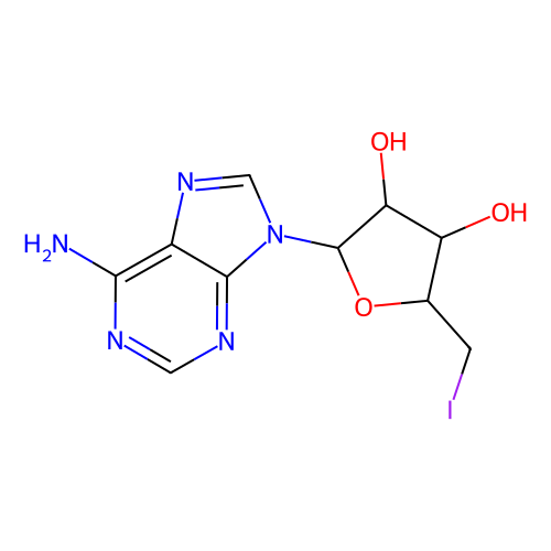 5'-碘-5'-脱氧腺苷，4099-81-4，≥95%，阿拉丁产品图