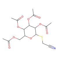 氰甲基2,3,4,6-四-O-乙酰基-1-硫代-β-D-吡喃半乳糖苷，61145-33-3，阿拉丁