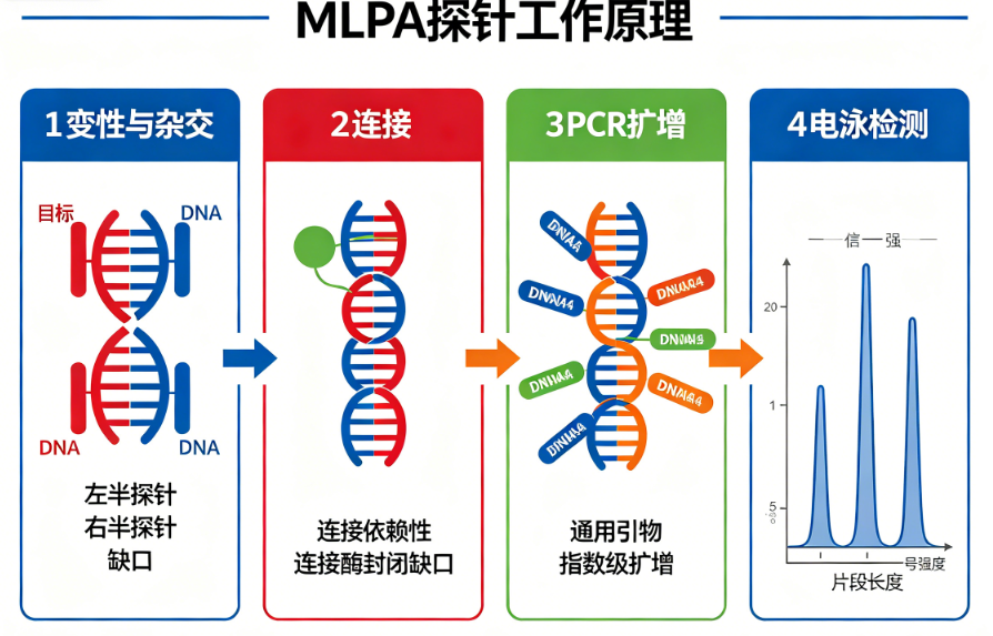 MLPA 探针：精准基因拷贝数变异检测的核心工具
