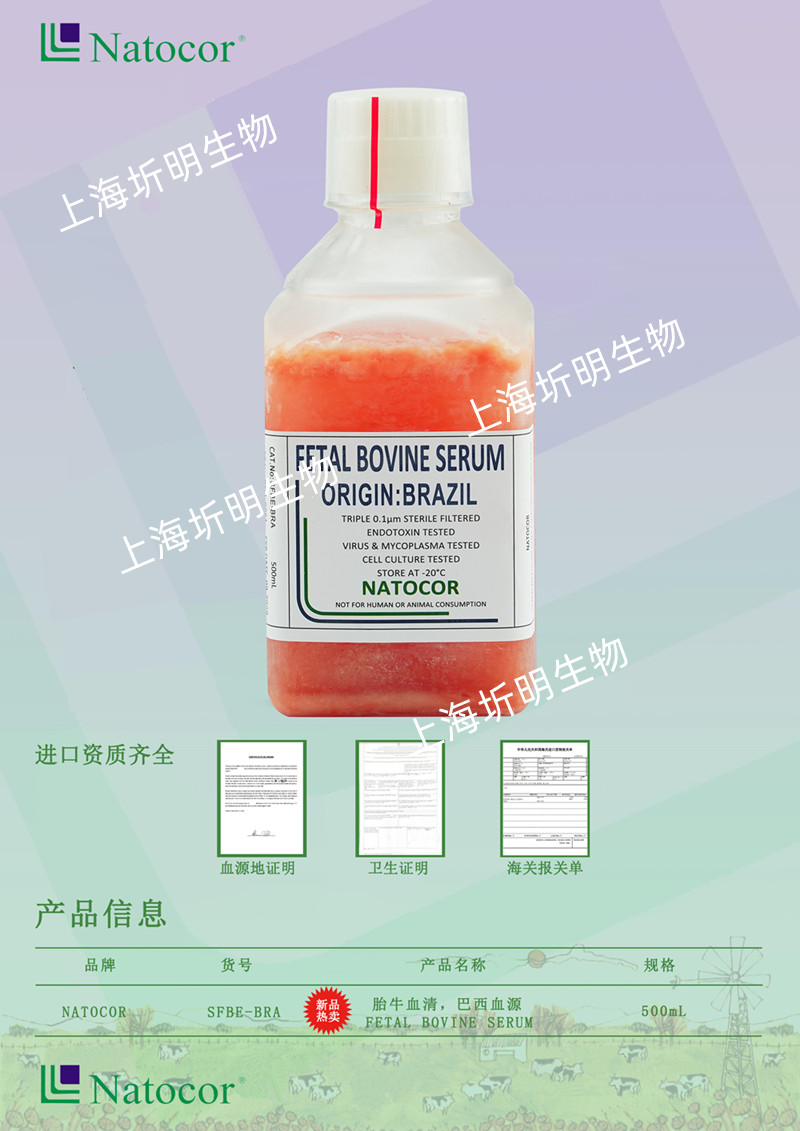 NTC胎牛血清(SFBE)巴西血源