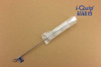 离心管刷，i-Quip™, 毛材质:尼龙;手柄材质:不锈钢;总长:240mm;刷头长度×直径:90×25mm